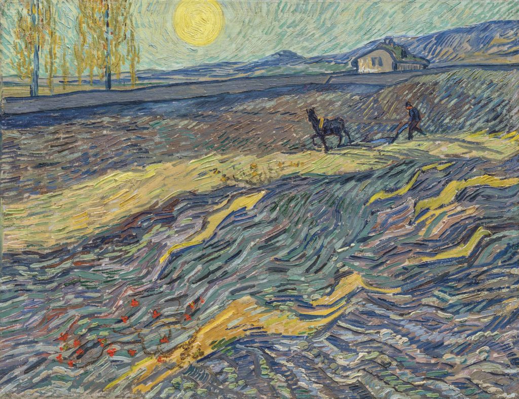 Van Gogh – Búzamezők és borús égbolt