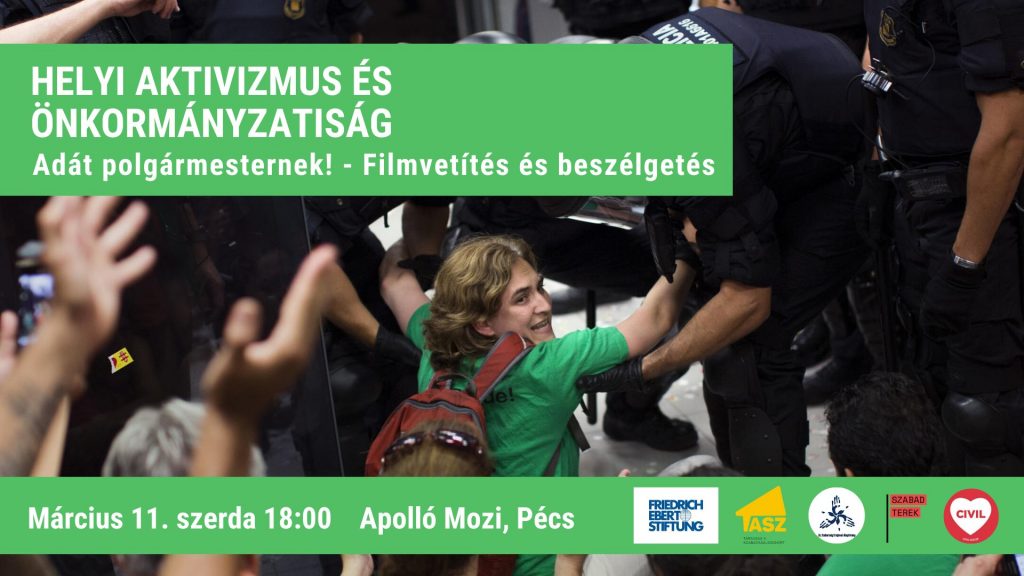 Helyi aktivizmus és önkormányzatiság — Adát polgármesternek! Március 11. szerda 18:00